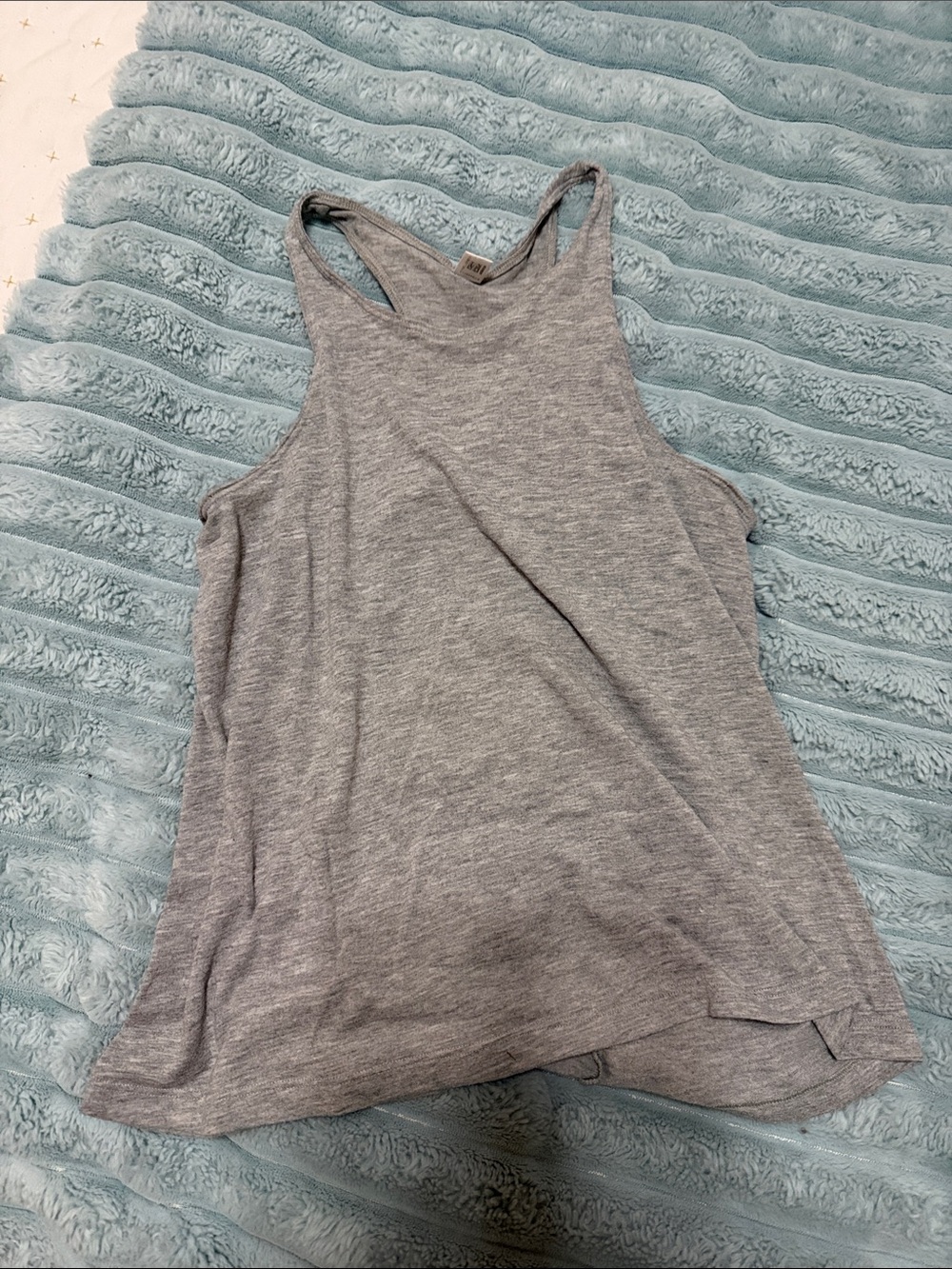 adidas Grey Racerback Tank Top